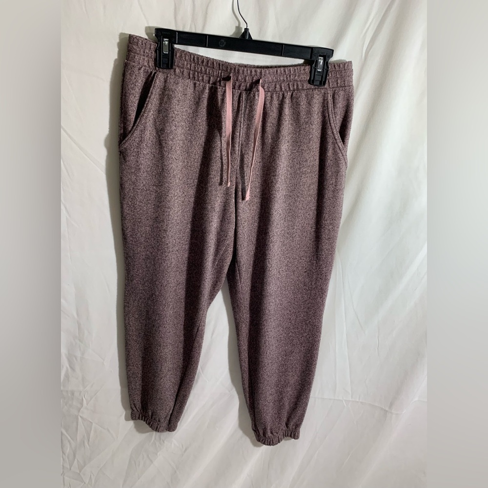 St. John's Bay Heathered Pink Jogger Pants